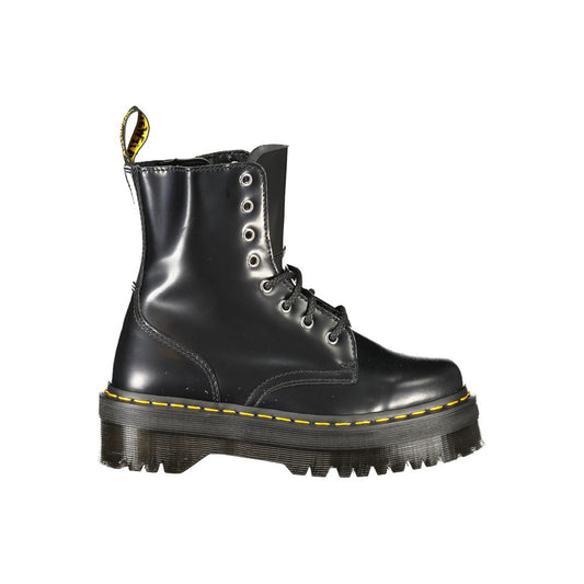 Dr. Martens Black Leather Unisex Ankle Boot