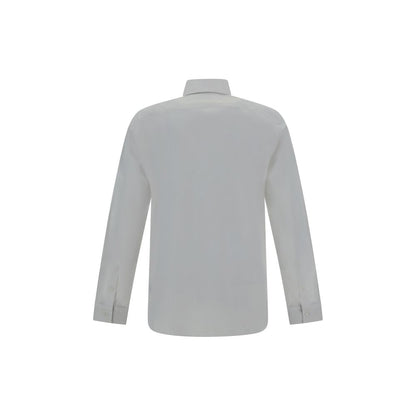 Burberry White Elastane Dress Shirt