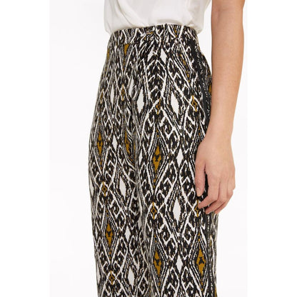 Patrizia Pepe Multicolor Flax Casual Pants