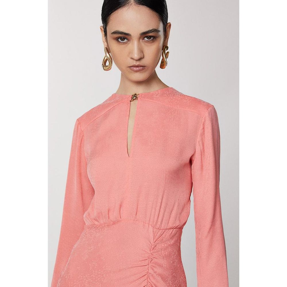 Patrizia Pepe Pink Copper Casual Dress
