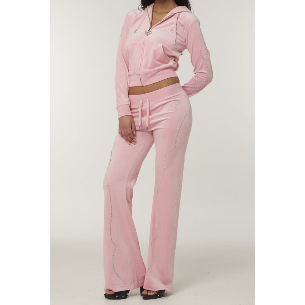 Juicy Couture Pink Polyester Casual Pants