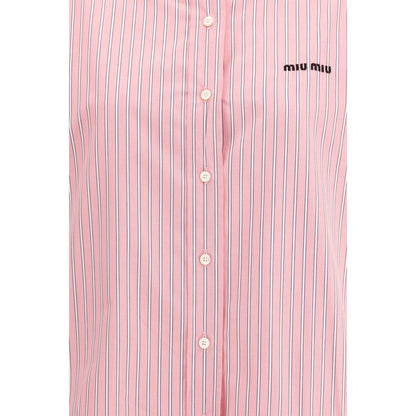 Miu Miu Multicolor Cotton Pattern Shirt