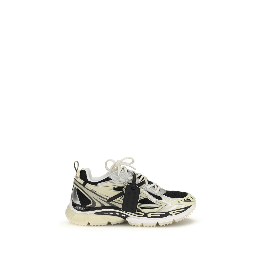 Off-White Multicolor Fabric Sneakers