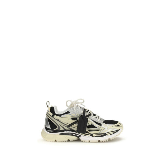 Off-White Multicolor Fabric Sneakers