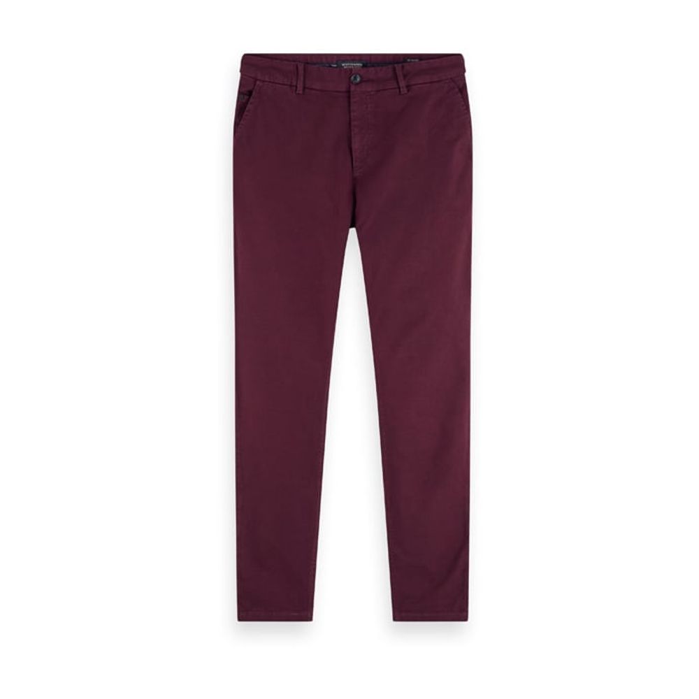 Scotch & Soda Red Cotton Casual Pants