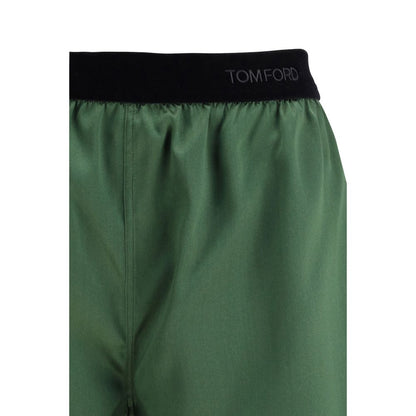 Tom Ford Bicolor Silk Bermuda Shorts