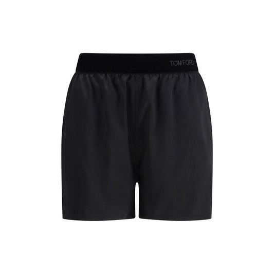 Tom Ford Black Silk Bermuda Shorts