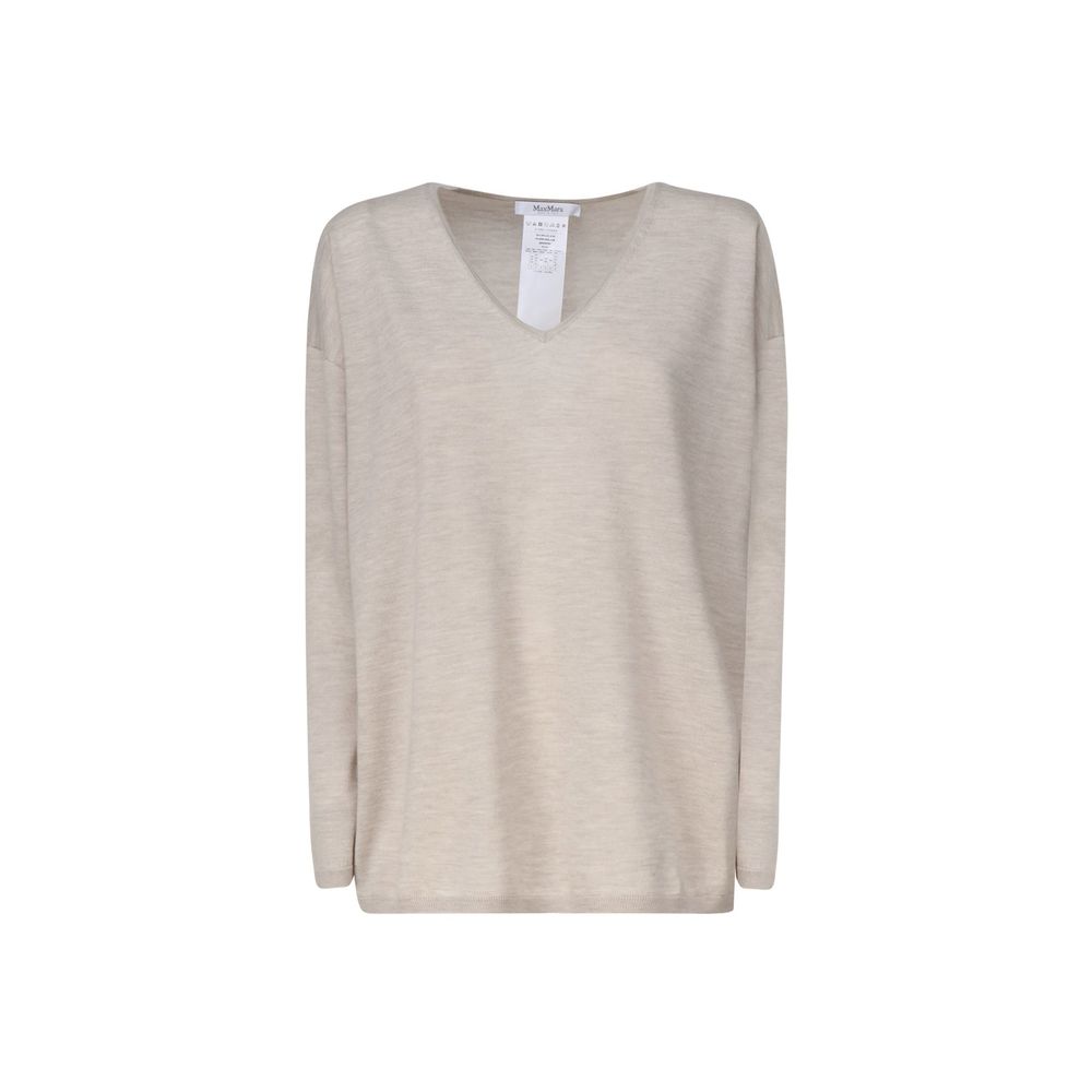 Max Mara oversize cashmere-sweater til kvinder – beige