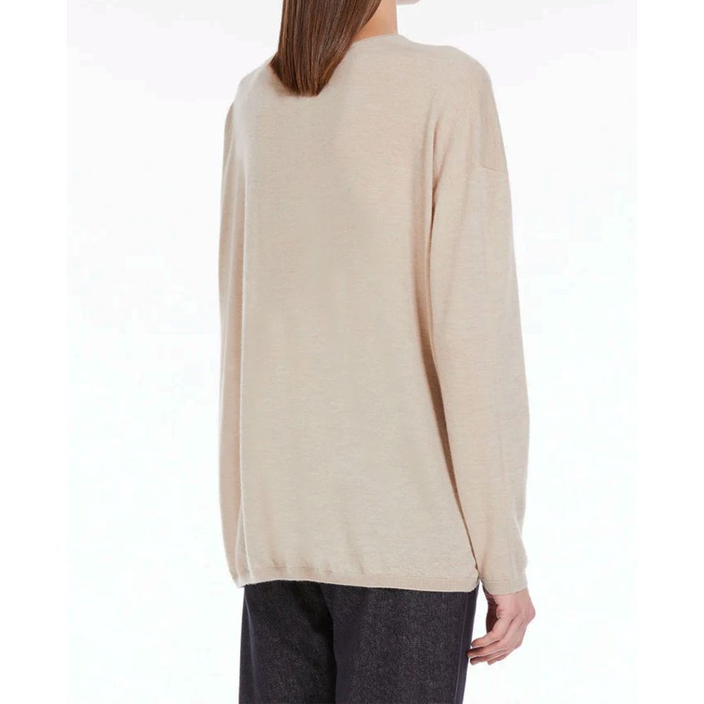 Max Mara oversize cashmere-sweater til kvinder – beige