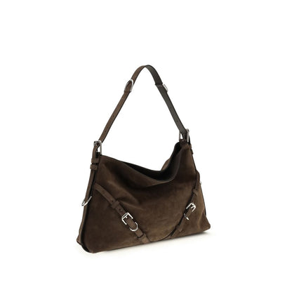 Givenchy Black Calf Leather Bos Taurus Shoulder Bag