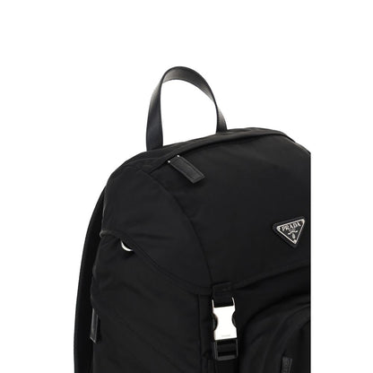 Prada Black Recycled Polyamide Backpack
