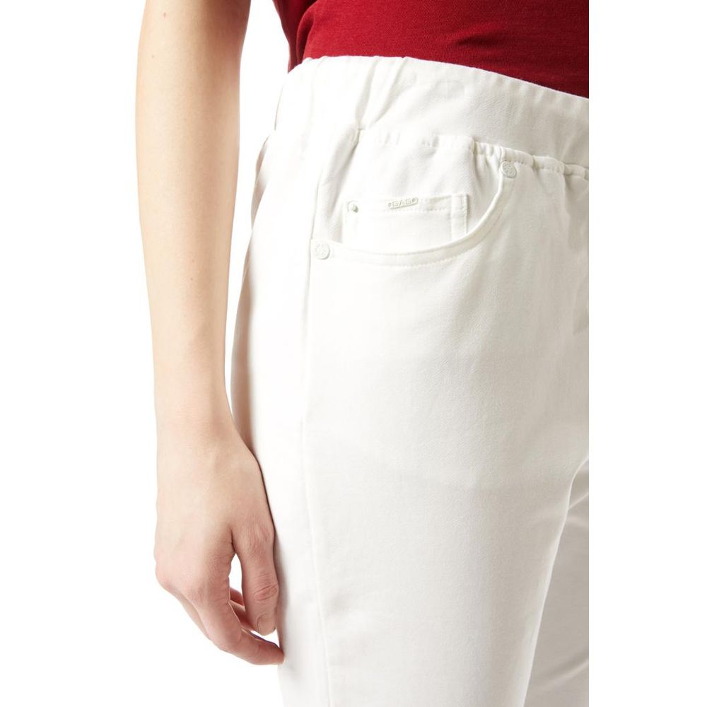 Gas Black Cotton Casual Pants