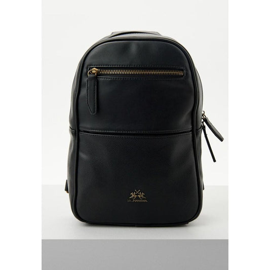 La Martina Black Polyethylene Crossbody Bag