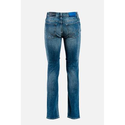 Gas Blue Cotton Jeans Denim