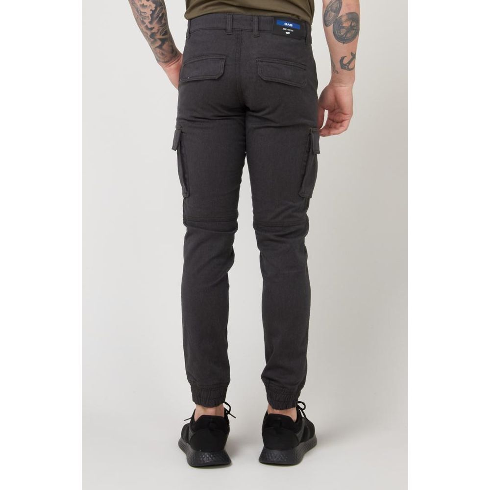 Gas Brown Cotton Cargo Pants