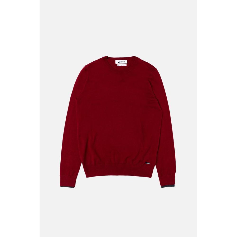 Gas Red Cotton Sweatshirt