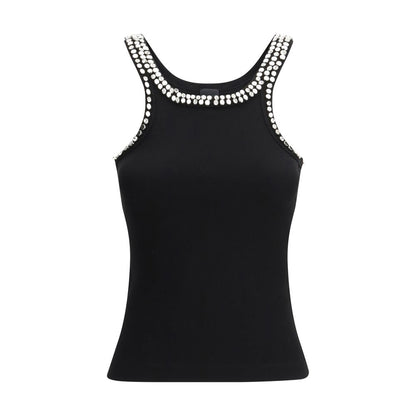 PINKO Black Cotton Top