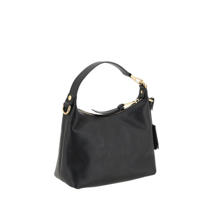 Versace Black Calf Leather Bos Taurus Handbag