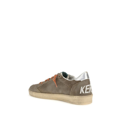 Golden Goose Brown Calf Leather Bos Taurus Athletic Sneakers