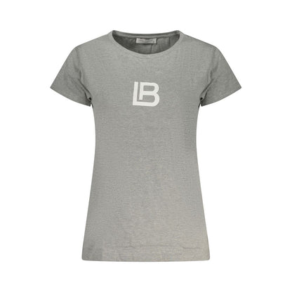 Laura Biagiotti Gray Cotton T-Shirt