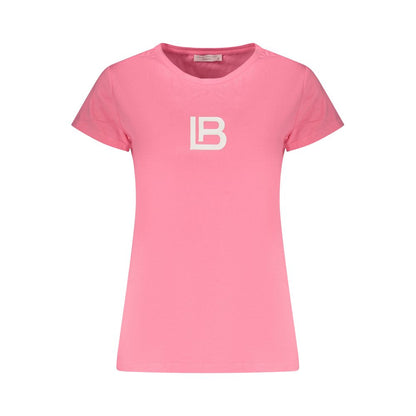Laura Biagiotti Pink Cotton T-Shirt