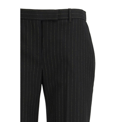 Alexander McQueen Black Wool Dress Pants