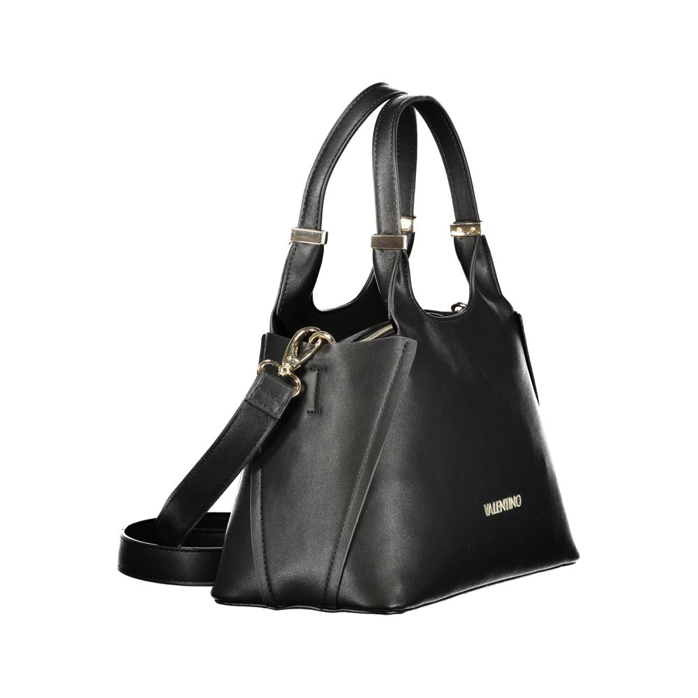 Mario Valentino Black Polyurethane Women Handbag
