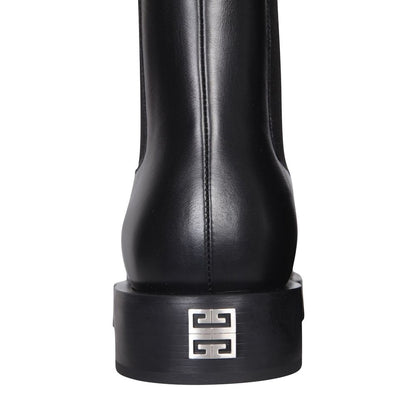 Givenchy Black Calfskin Chelsea Boots