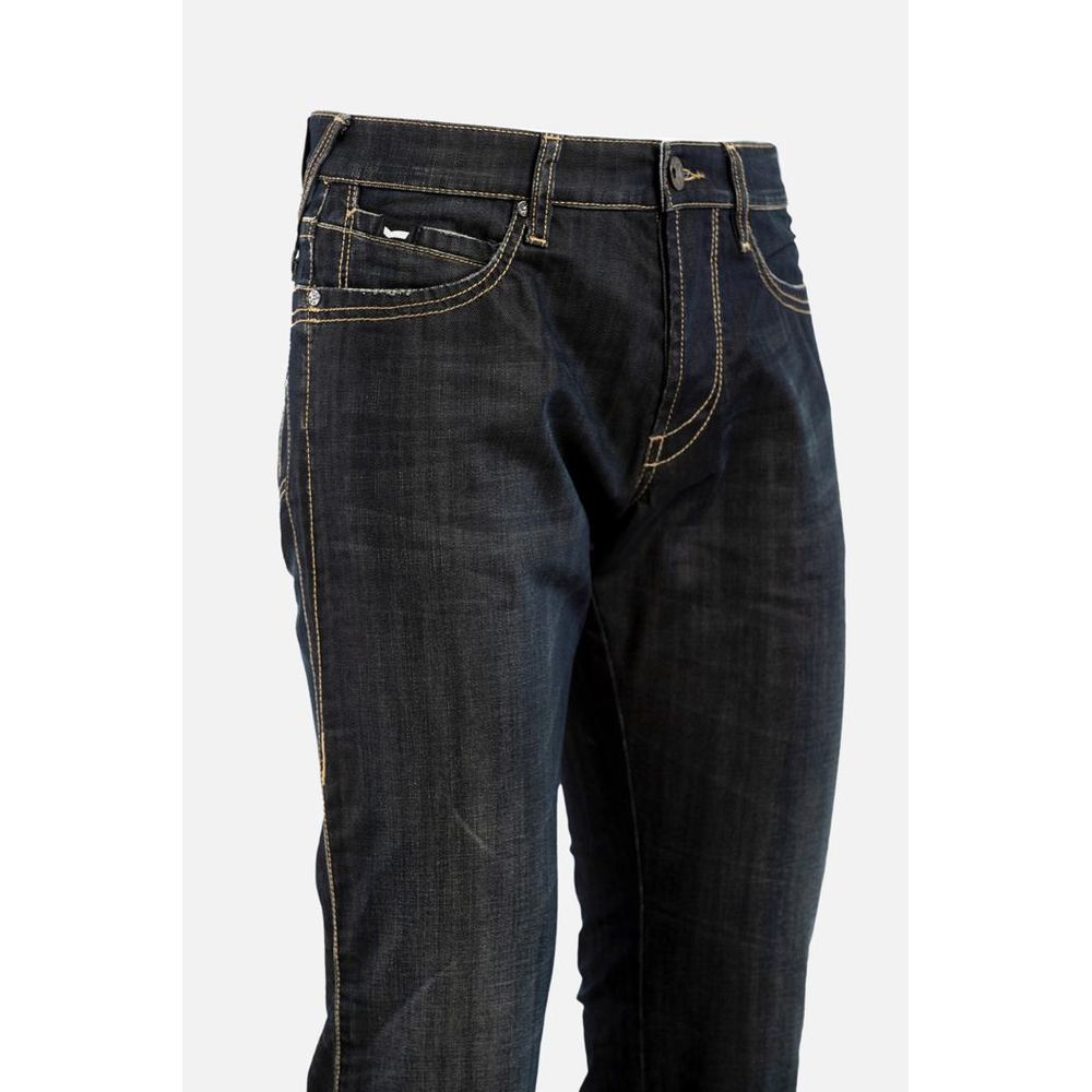 Gas Gray Cotton Straight-Leg Jeans