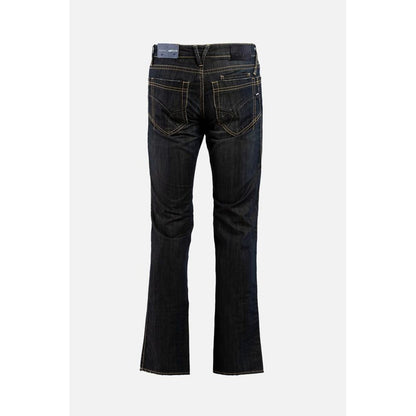 Gas Gray Cotton Straight-Leg Jeans