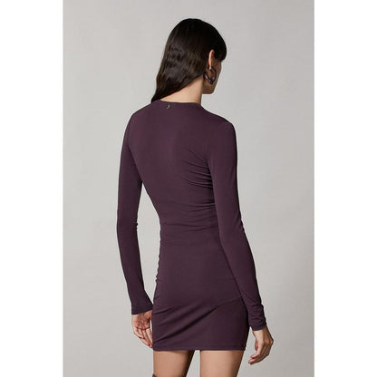 Patrizia Pepe Purple Acetate Casual Dress
