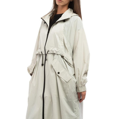 Patrizia Pepe Gray Polyamide Rain Coat