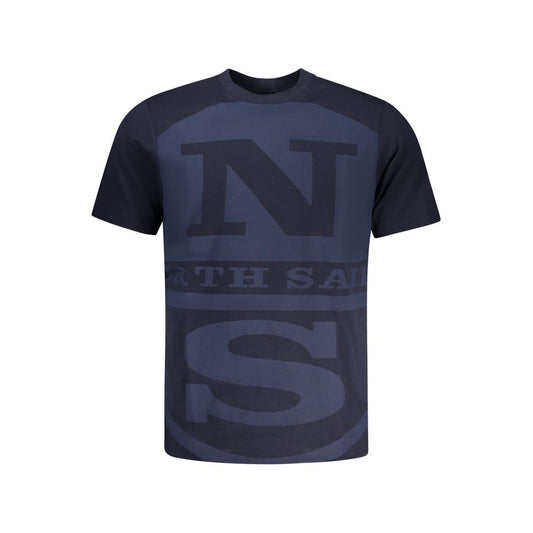 North Sails Blu Cotton Men's T-Shirt