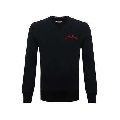 Alexander McQueen Black Cotton Sweatshirt