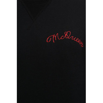 Alexander McQueen Black Cotton Sweatshirt