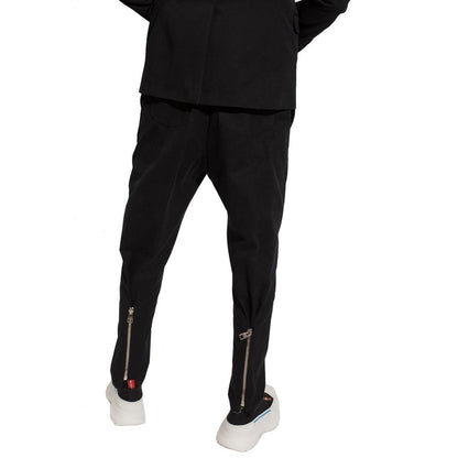 Alexander McQueen Black Cotton Casual Pants