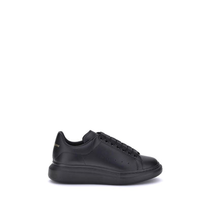 Alexander McQueen Black Calf Leather Bos Taurus Platform Sneakers