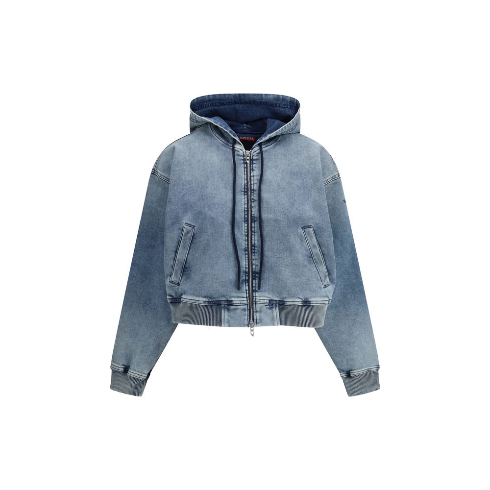 Diesel Blue Cotton Denim Jacket