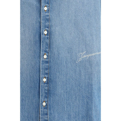 Jacquemus Blue Denim Shirt