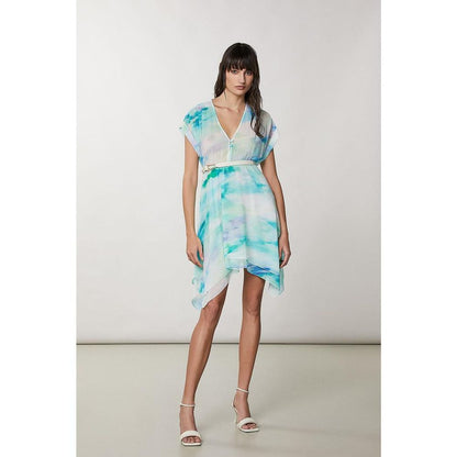 Patrizia Pepe Turquoise Polyester Casual Dress