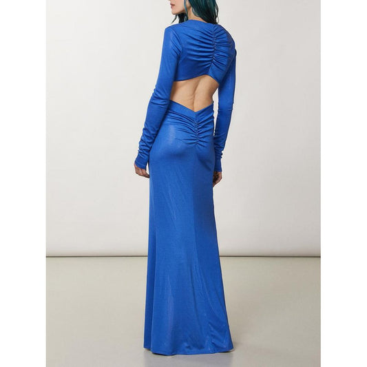 Patrizia Pepe Blue Polyester Casual Dress