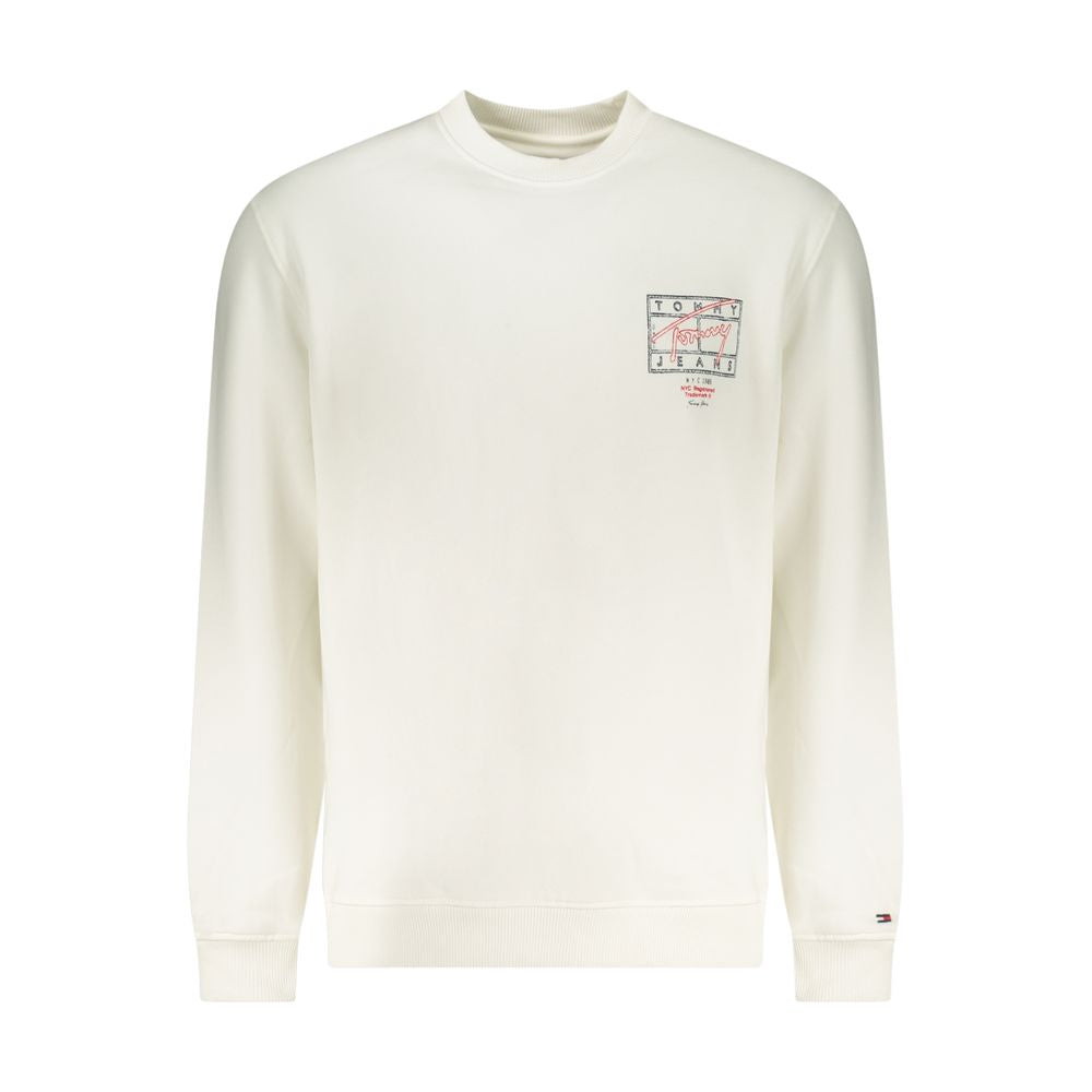 Tommy Hilfiger White Cotton Men's Sweatshirt