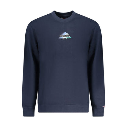 Tommy Hilfiger Blue Cotton Men's Sweatshirt