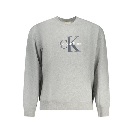 Calvin Klein Gray Cotton Sweatshirt