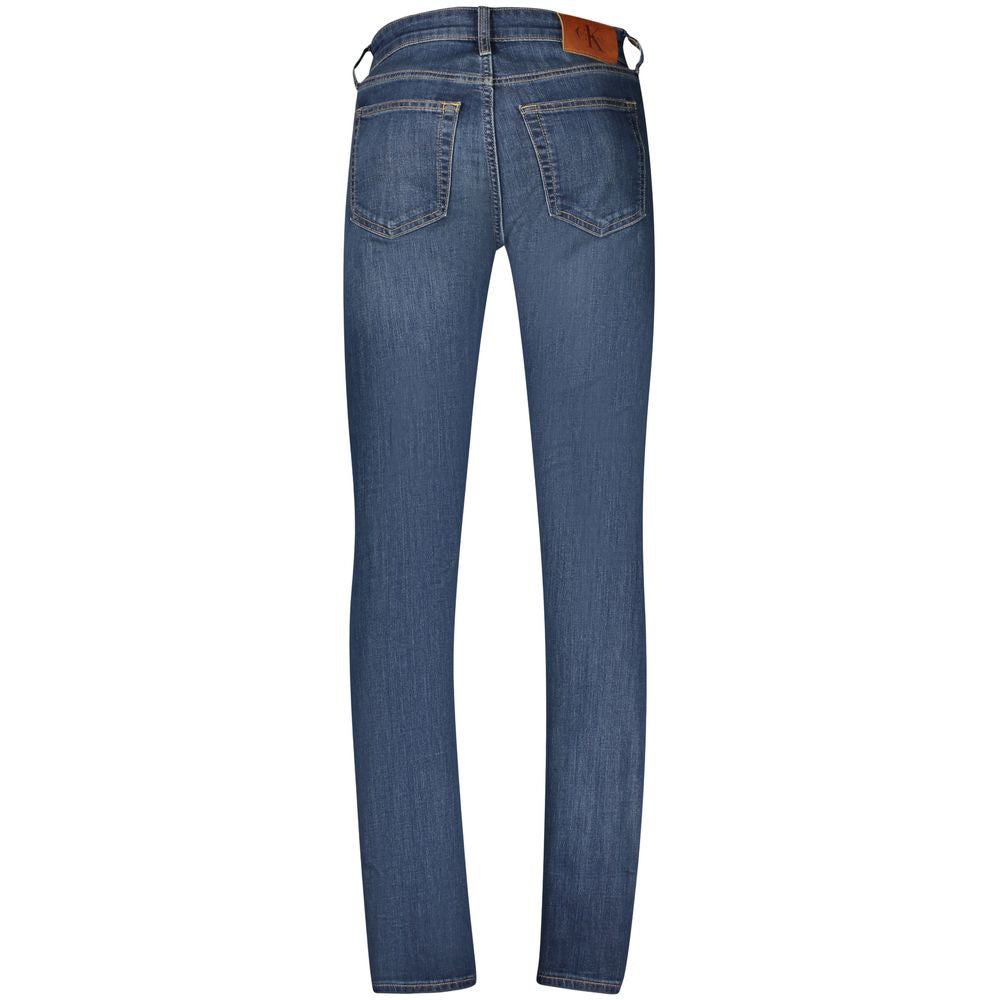Calvin Klein Blue Cotton Men Jeans