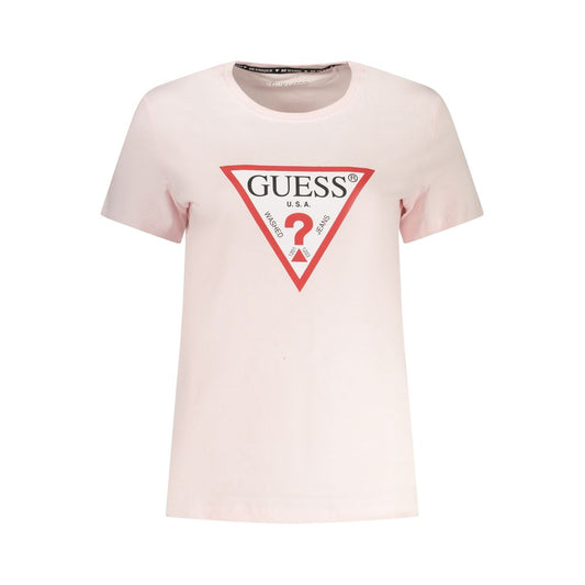 Guess Jeans Rosa Cotton Women T-Shirt