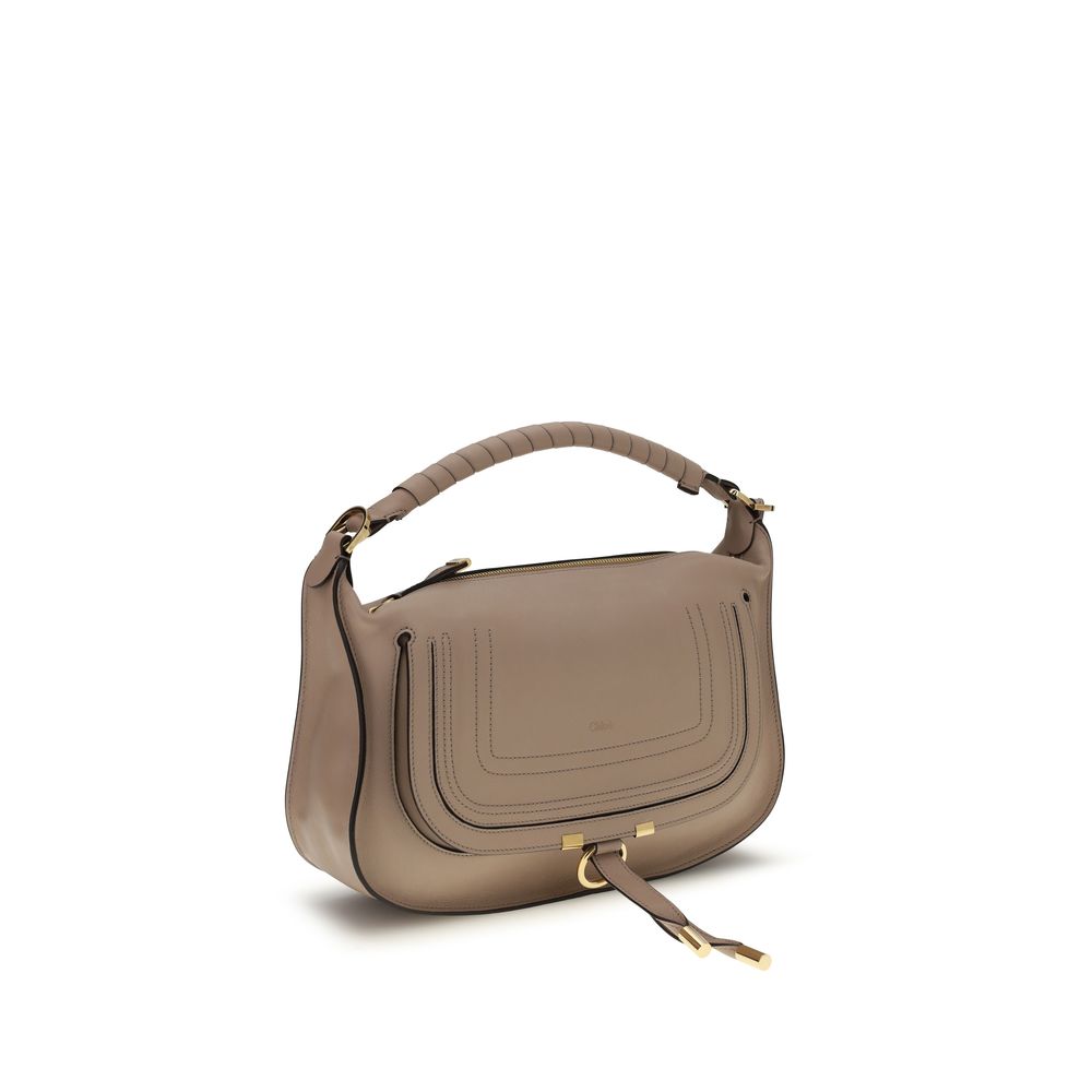 Chloé Gray Calf Leather Bos Taurus Shoulder Bag