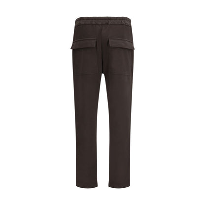 Moncler x Rick Owens Brown Cotton Athletic Pants