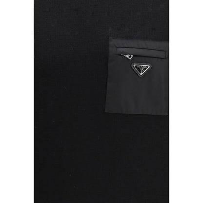 Prada Black Wool Sweatshirt