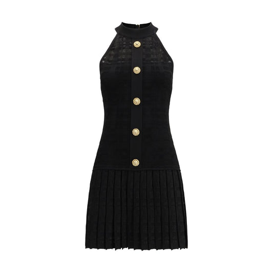 Balmain Black Viscose Casual Dress